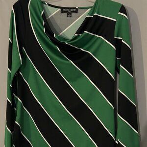 Green and Black Stripped